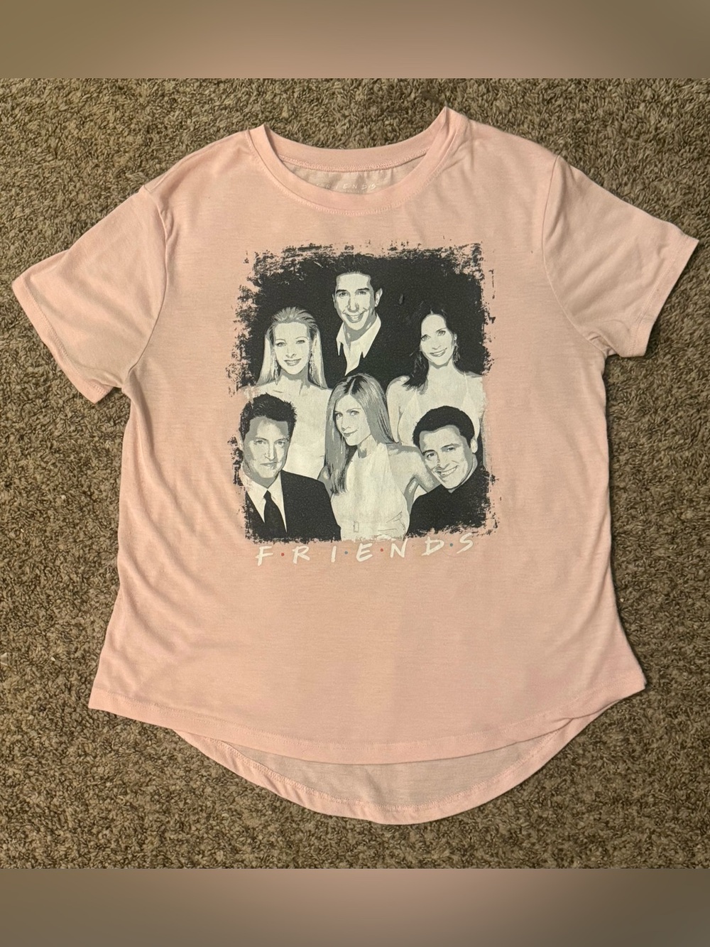 FRIENDS Pink Short Sleeve Graphic Tee
